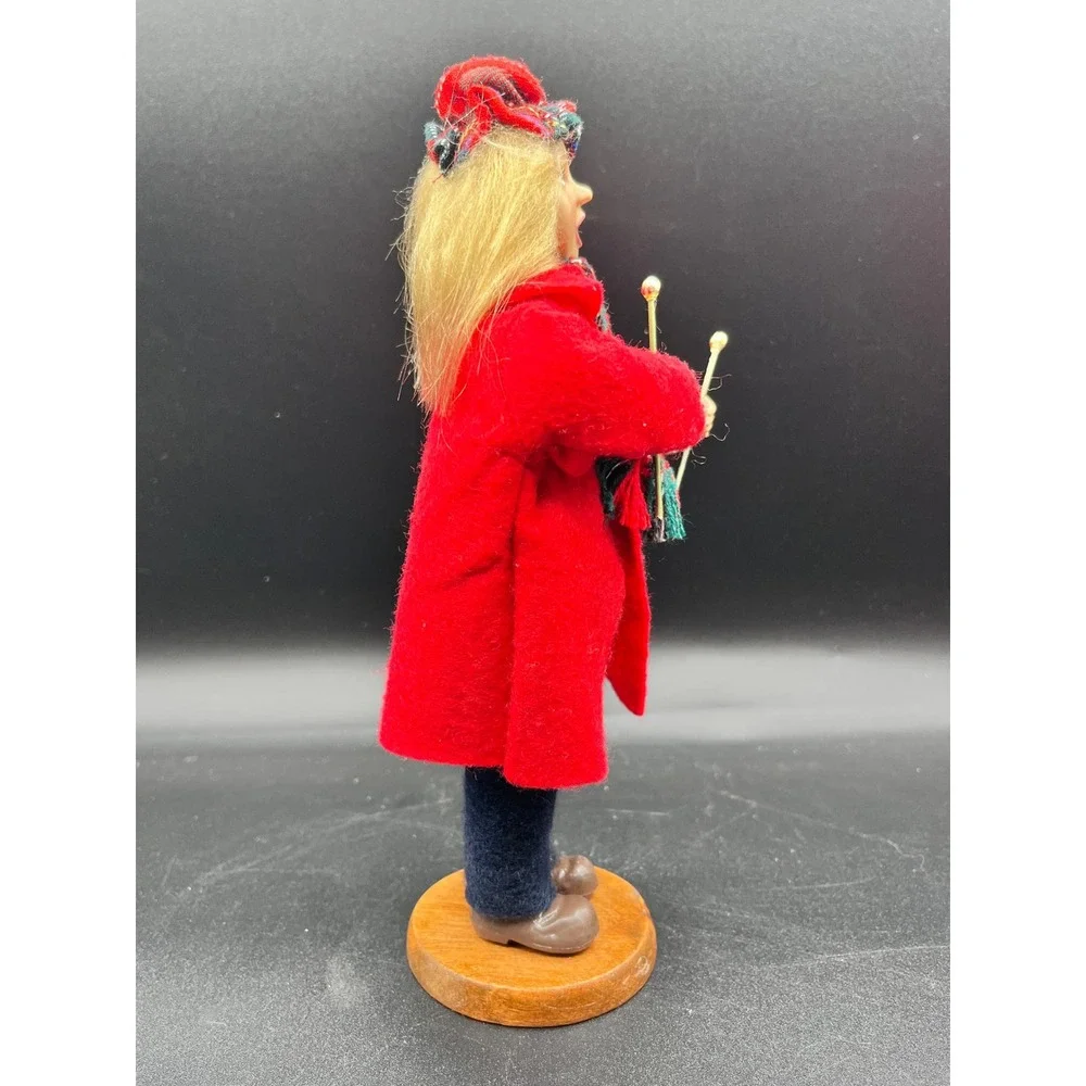 Vtg Set of 3 Caroler Set Christmas Figurines Drummer Boy Singer‎ 9.5